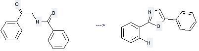 2,5-Diphenyloxazole can be prepared by 2-Benzoylamino-1-phenyl-ethanone.